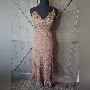 Love Tree Tie Back Dress sz Medium